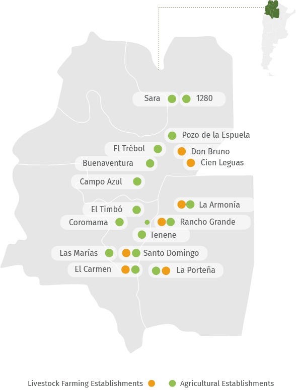 ESTABLISHMENTS MAP