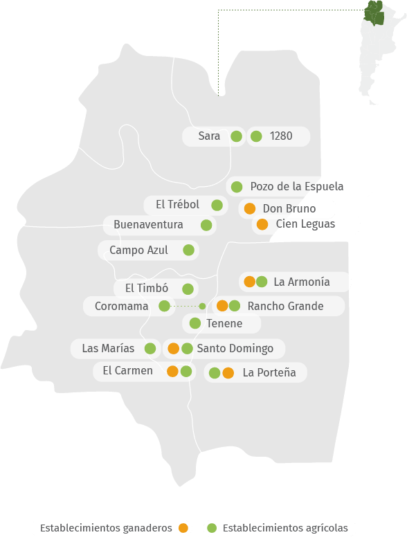 MAPA ESTABLECIMIENTOS AGNOA